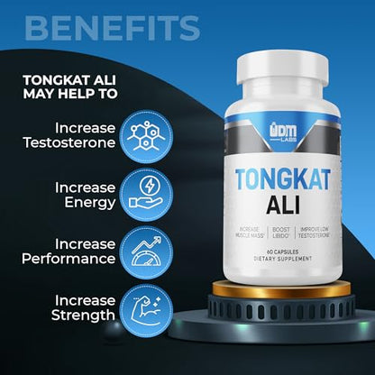 UDMLABS TonAli Capsules - 200:1 Extract - 60 Capsules