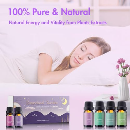 WECONA Essential Oils for Diffusers For Home - Dreamland Slumber Aromatherapy Oils Set