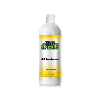 Nit Free 100% Dimethicone Oil for Lice - Safe for Kids & Adults - 32oz