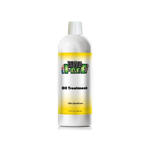 Nit Free 100% Dimethicone Oil for Lice - Safe for Kids & Adults - 32oz