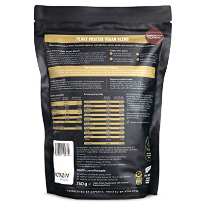 Healthspan Elite All Blacks Plant Protein Vegan Blend (750g) - 23g Protein Per Serving