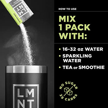 LMNT Zero-Sugar Electrolytes - Variety Salt - Hydration Powder Packets - No Dodgy Ingred