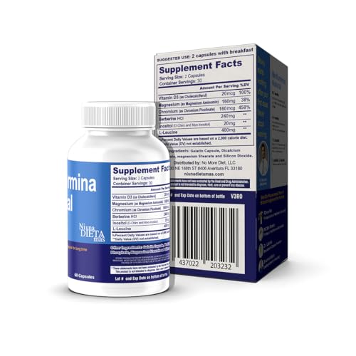 METFORMINA Natural - Weight Loss Aid and Metabolism Support - Dr Salomon, 60 Cap