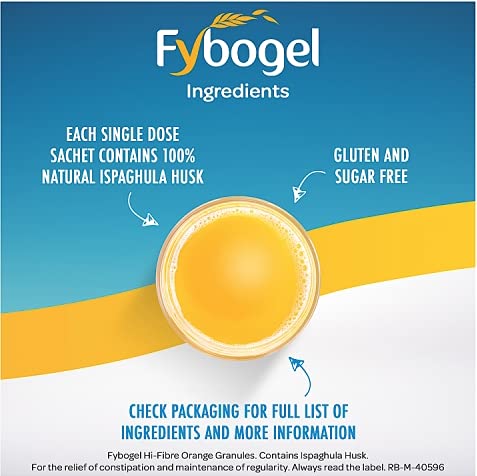 Fybogel Orange - 30 Sachets x 2 Packs