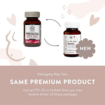 The Honest Company Love the Bump Prenatal Once Daily Supplement - NSF-Certified, Non-GMO