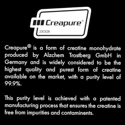 Clean Creatine - 100% Creapure Creatine Monohydrate Powder for Muscle Growth