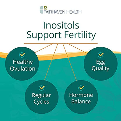 Fairhaven Health Myo-Inositol and D-Chiro Inositol Supplement - 40:1 Ratio - Female