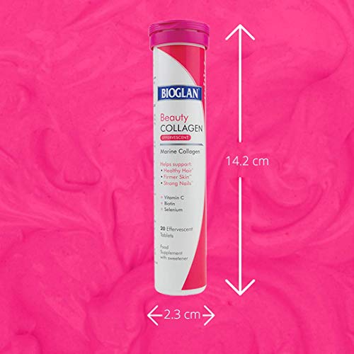 Bioglan Collagen Effervescent - 1000mg - Hydrolysed Marine Collagen
