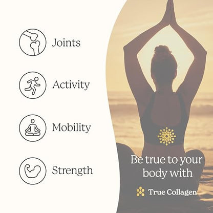 True Collagen Joint Peptides - Pack of 500ml, Berry Flavour - Dietary Supplements with Turmeric & Green Tea Extract