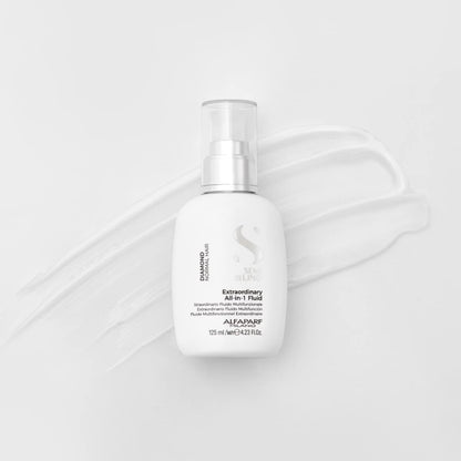 ALFAPARF MILANO Semi di Lino All-In-One Multi-Benefit Leave In Conditioner Spray with Heat Protection - Detangler - Humidity Blocker - UV Protection - Controls Frizz - 4.23 oz