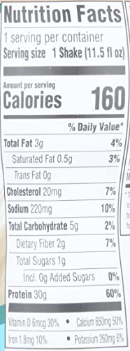 Premier Protein Shake, Café Latte Liquid, 30g Protein, 1g Sugar, 24 Vitamins & Minerals