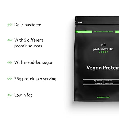 Protein Works - Vegan Protein Powder - Plant Based Protein Shake - Vegan Blend - Gluten Free
