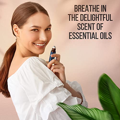Stress Ease Essential Oil Roll On Blend 10ml - Natural Stress Relief Essential Oils Roll