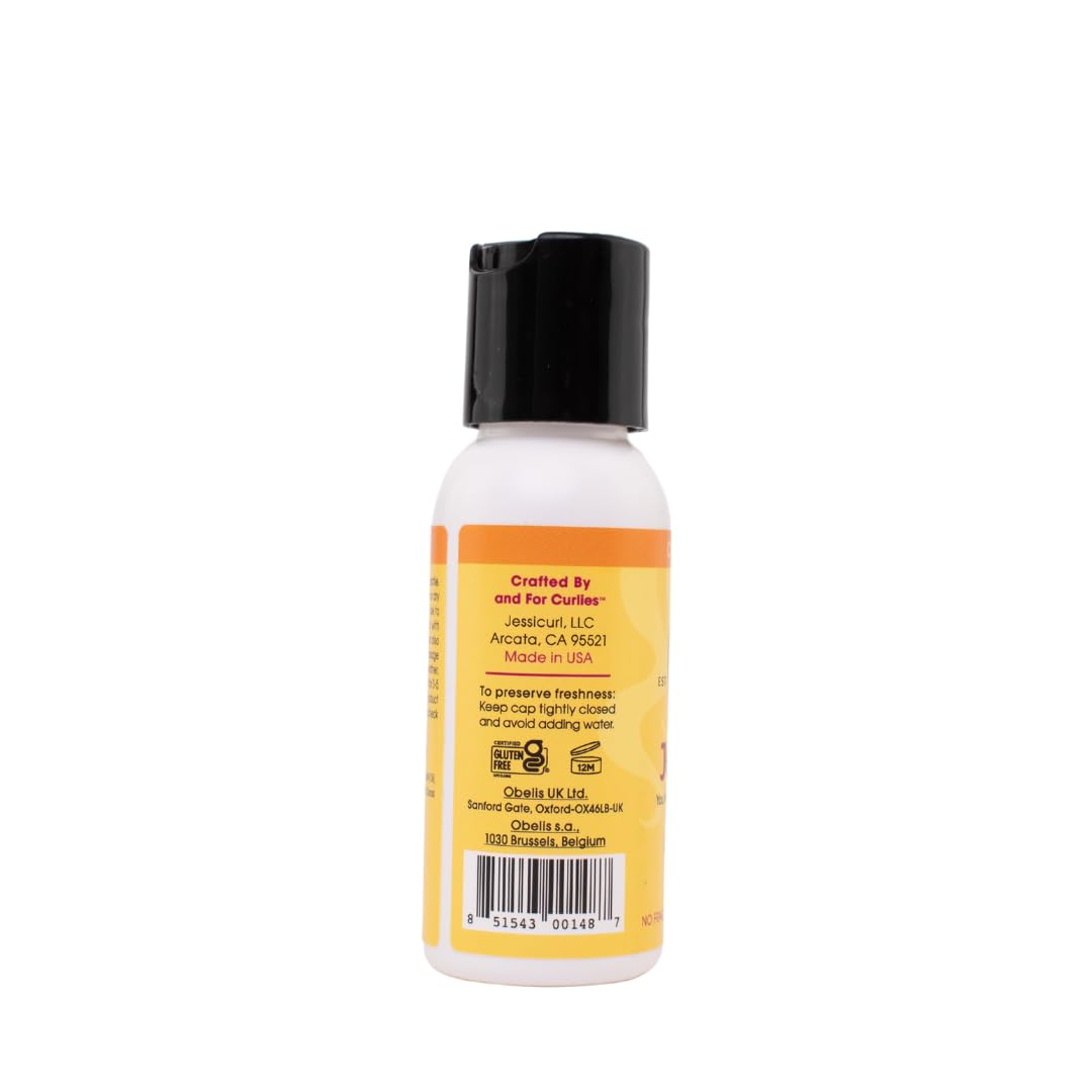 Jessicurl, Oil Blend, No Fragrance Added, 2 Fl oz. Hair Oil for Curly Hair and Frizz Control, Dry Hair Treatment, adds Softness and Shine, with Avocado, Jojoba and Coconut Oil