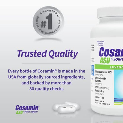 Cosamin ASU Joint Health Supplement - Advanced, Faster-Acting Formula, 90 Capsules