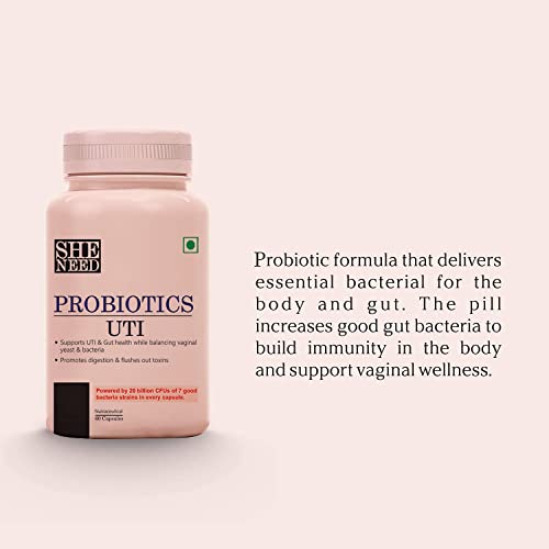Vishopy, Track UTI PROBIOTICS Supplement for Men Women - 20 Billion CFUs with 7 Strains