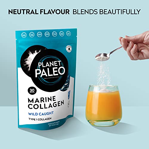 Pure Marine Collagen Powder (60 Servings, 450g) - for Healthy Skin, Hair and Nails, and Gut Health