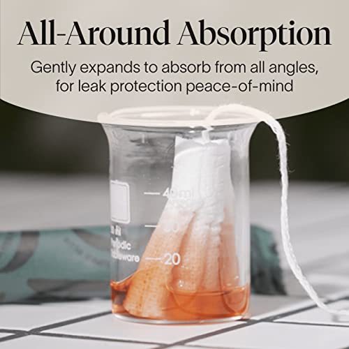 Cora Organic Applicator Tampons - Super Absorbency - 100% Organic Cotton, Unscented