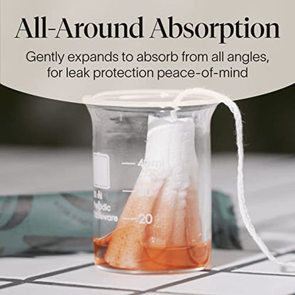Cora Organic Applicator Tampons - Super Absorbency - 100% Organic Cotton, Unscented