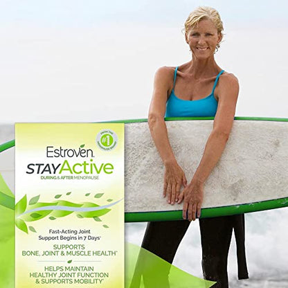 Estroven Stay Active, Fast-Acting Joint Support in Less Than 7 Days for During and After Menopause