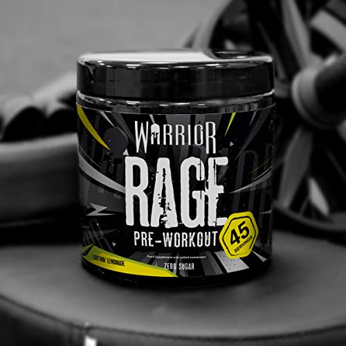 Warrior - RAGE Pre Workout Powder - Lightnin’ Lemonade 392g, WA-RG-045-01