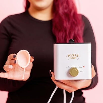 Pixie Menstrual Cup & Disc Boiler Sterilizer - Easily Submerge & Clean Your Period Cup in Boiling Water
