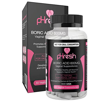 ACE NUTRITION Boric Acid Suppositories & Vulva Balm