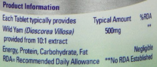 FSC 500mg Wild Yam - Pack of 90 Tablets