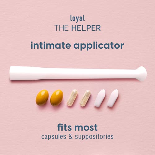 Loyal The Helper Vaginal Suppository Applicators - Efficient - Compact - Comfortable - Fits Most Brands, Pills