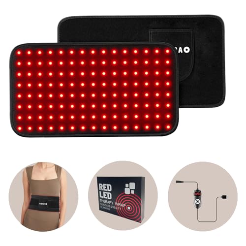 RJOYBAO Red Light Therapy Infrared Light Therapy Belt for Body,Red Light Therapy lamp
