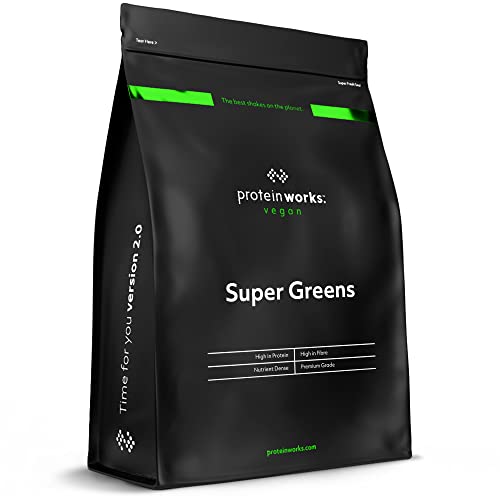 Protein Works Super Greens Powder - Nutrient Dense Detox Shake - Supports Immune System