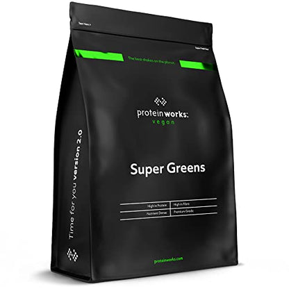 Protein Works Super Greens Powder - Nutrient Dense Detox Shake - Supports Immune System