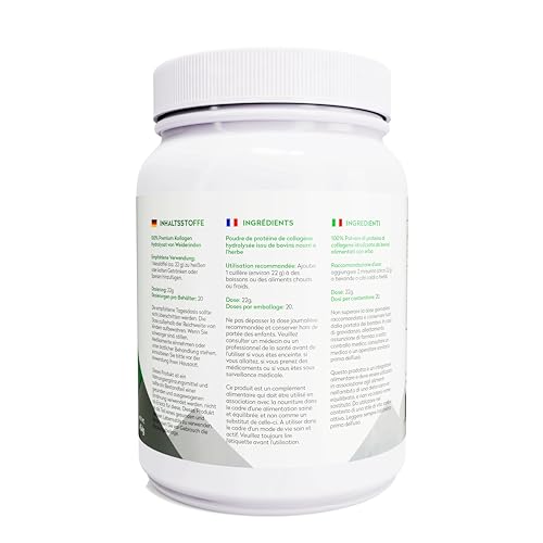 Pure Health Unflavored Collagen Powder Supplement 454g - 20g of Protein Per Serving