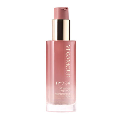 VEGAMOUR HYDR-8 Weightless Repair Oil - Strengthens, Smooths and Adds Shine with Marula Oil and Vitamin C - For All Hair Types - Formulated Without Silicones, Vegan and Cruelty-Free (1.7 Fl Oz)