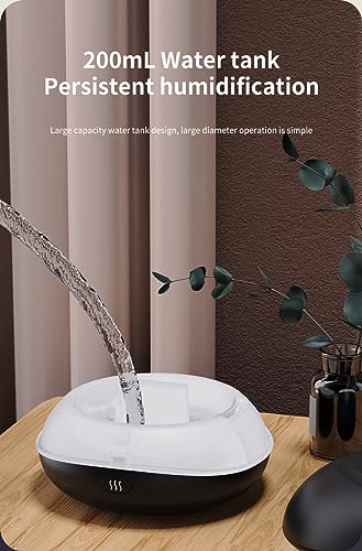 USB Oil Diffuser LED Flame Diffuser Humidifier Ultrasonic USB Flame Humidifier Essential Oil