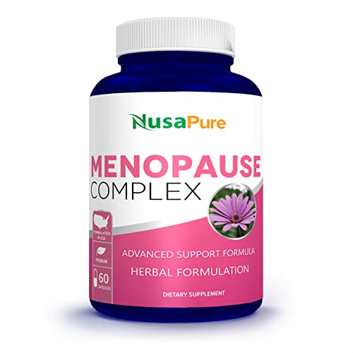 NusaPure Menopause Complex : Black Cohosh and Herbal Ingredients - 60 Capsules