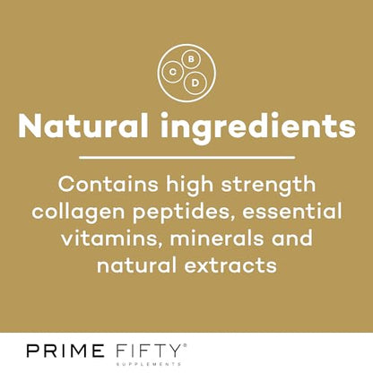 Prime Fifty Liquid Collagen 5,000mg, 14 x 15ml Sachets - Passion Fruit Flavour