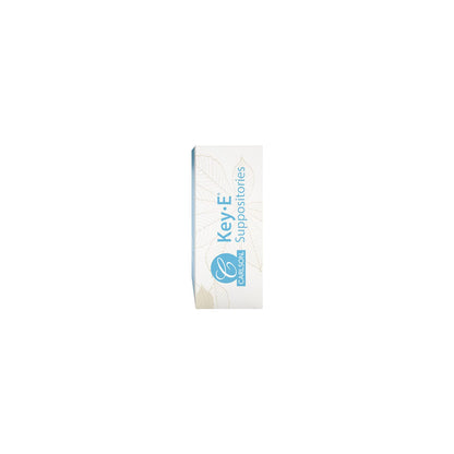 Carlson - Key-E Suppositories, 30 IU Vitamin E Suppository, Lubricates Dry Areas, Treatment