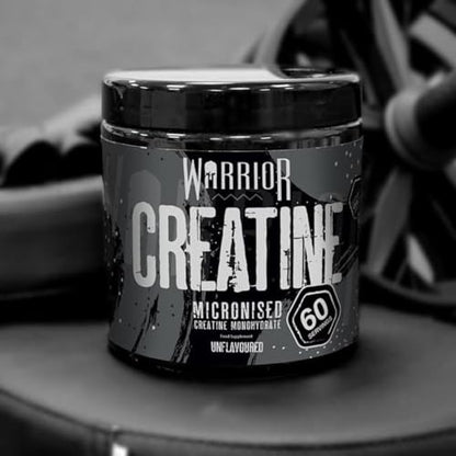 Warrior Creatine Monohydrate Powder - 300g - Micronised for Easy Mixing
