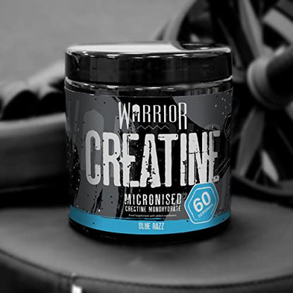 Warrior Creatine Monohydrate Powder - 300g - Micronised for Easy Mixing