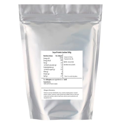 SOYA Protein Isolate (90% Protein) 500g by Hatton Hill, Unflavoured, Vegan Protein Shake
