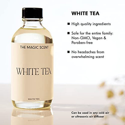 The Magic Scent "White Tea" Oils for Diffuser - HVAC, Cold-Air, & Ultrasonic Diffuser Oil - HVAC
