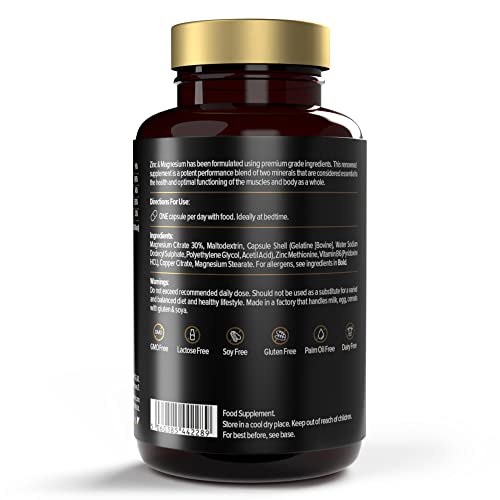 Protein Works - Zinc & Magnesium Supplement Tablets - Added Vitamin B6 - Combats Tiredness & Fatigue