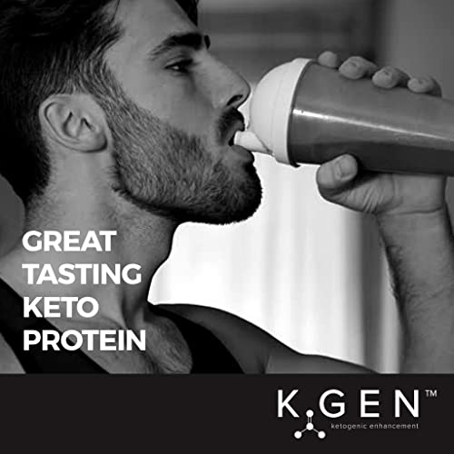 K-GEN Keto Collagen Protein Powder Natural Multi Collagen Chocolate Blend, Coconut MCT Vitamin C+B6