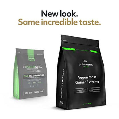 Protein Works - Vegan Mass Gainer Extreme - High Calorie Protein Powder - Weight Gainer