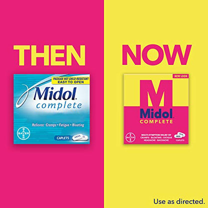 Midol Complete, Menstrual Period Symptoms Relief Including Premenstrual Cramps