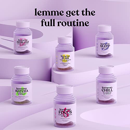 Lemme Purr Vaginal Probiotic Gummies for Women - Balanced pH, Healthy Odor, Yeast Balance & Flora