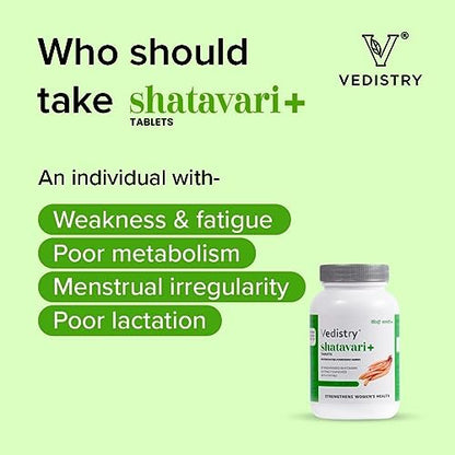 OTAA Vedistry Shatavari + with Piperine for Better Absorption - Balance Female Hormones