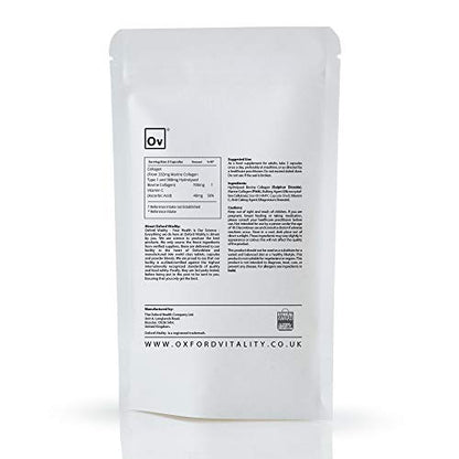 Collagen and Vitamin C Capsules - High Strength and Quality - Oxford Vitality (365)