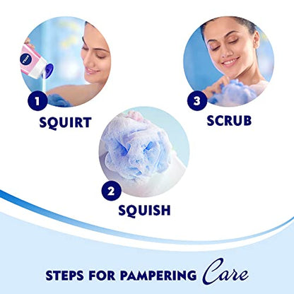 Nivea Bath Shower Water Lily Oil, 250 ML, Moisturizing Skin Cleanser with Oil Pearls and Water Lily Fragrance